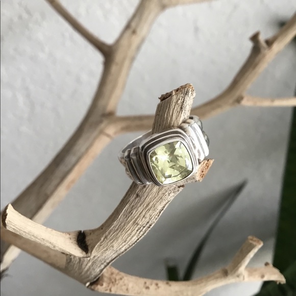 Sterling silver and Citrine ring size 8 - Picture 2 of 6